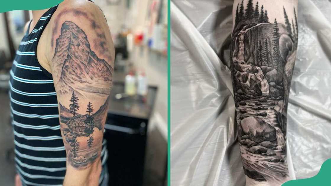 Nature half-sleeve tattoos Nature half-sleeve tattoos