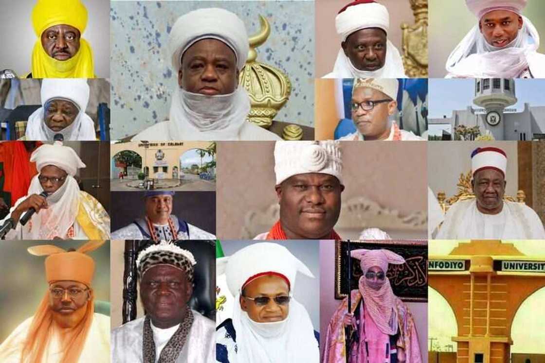 Jerin sunayen Sarakuna da jami'o'in da shugaba Buhari ya nadasu jagoranci Jerin sunayen Sarakuna da jami'o'in da shugaba Buhari ya nadasu jagoranci