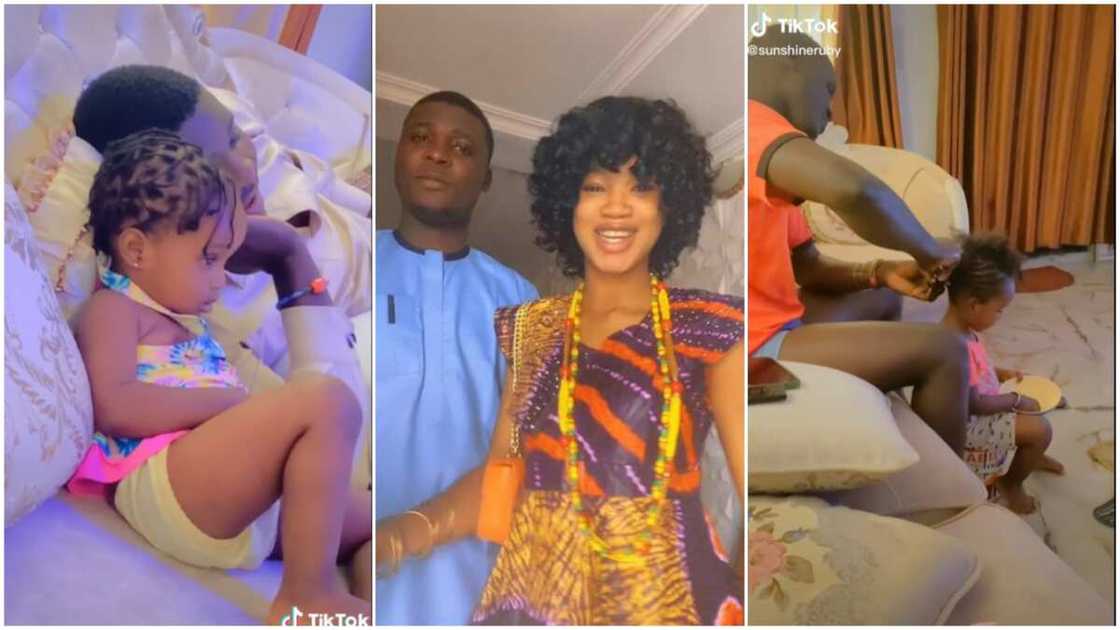 Happy family goals/woman showed funny jealousy. Happy family goals/woman showed funny jealousy.