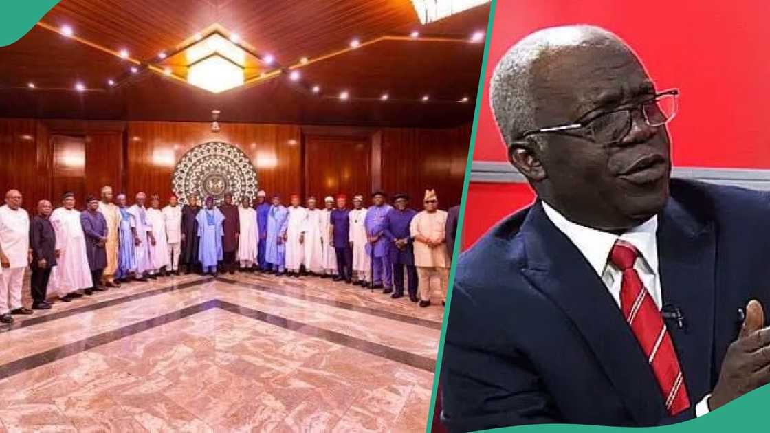 Femi Falana has said governors handover their constitutional responsibility to FG since 1999, particularly on insecurity. Femi Falana has said governors handover their constitutional responsibility to FG since 1999, particularly on insecurity.