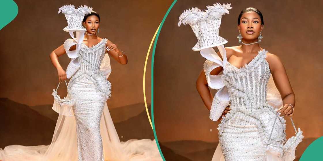 Tacha ta saka rigar N140m a taron AMVCA 2024 Tacha ta saka rigar N140m a taron AMVCA 2024