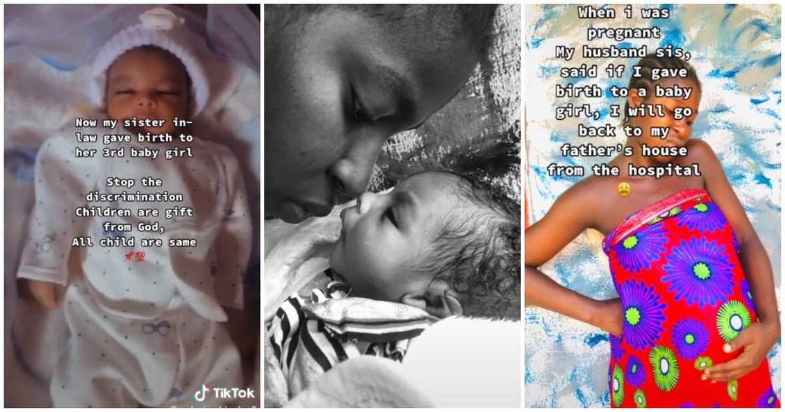 New mum, baby girl to a boy, Nigerian woman New mum, baby girl to a boy, Nigerian woman