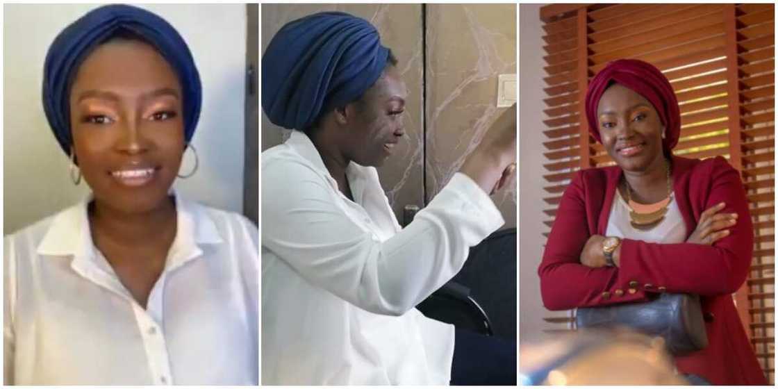 I feel like crying, Atiku's daughter Hauwa says after fixing lashes for the first time I feel like crying, Atiku's daughter Hauwa says after fixing lashes for the first time