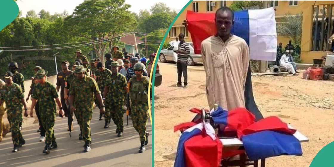 Military meets serious warning to protesters flying Russian flag Military meets serious warning to protesters flying Russian flag