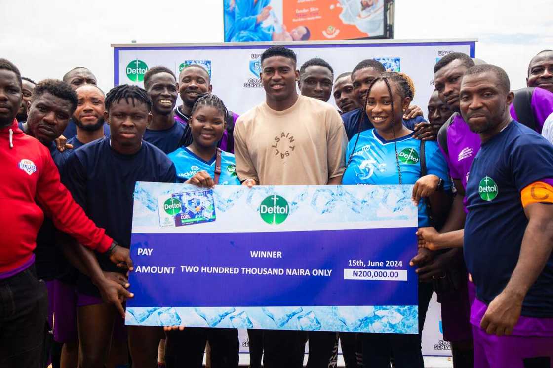 Dettol Cool Makes Waves at Football Turfs across Lagos with a special appearance by Taiwo Awoniyi