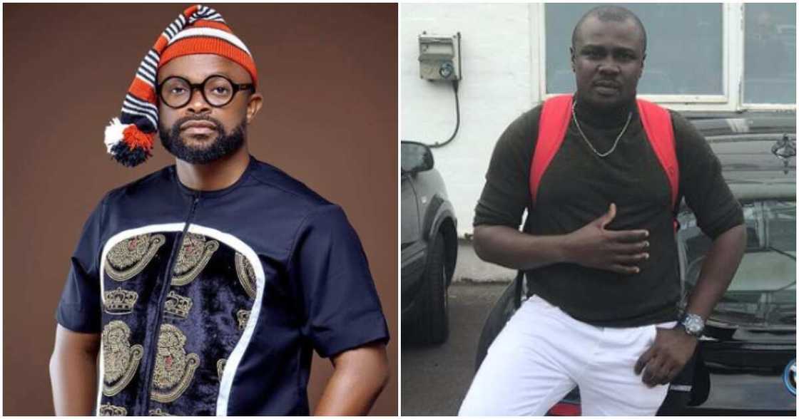 Nollywood's Okon Lagos and Frank Ufomadu Nollywood's Okon Lagos and Frank Ufomadu