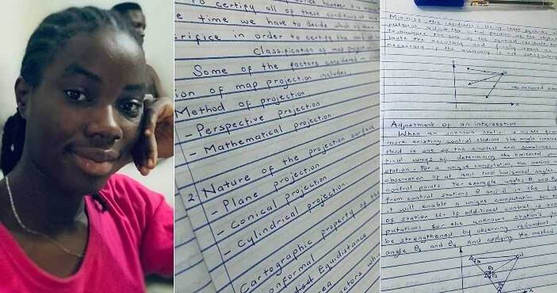 Lady with perfect handwriting Lady with perfect handwriting