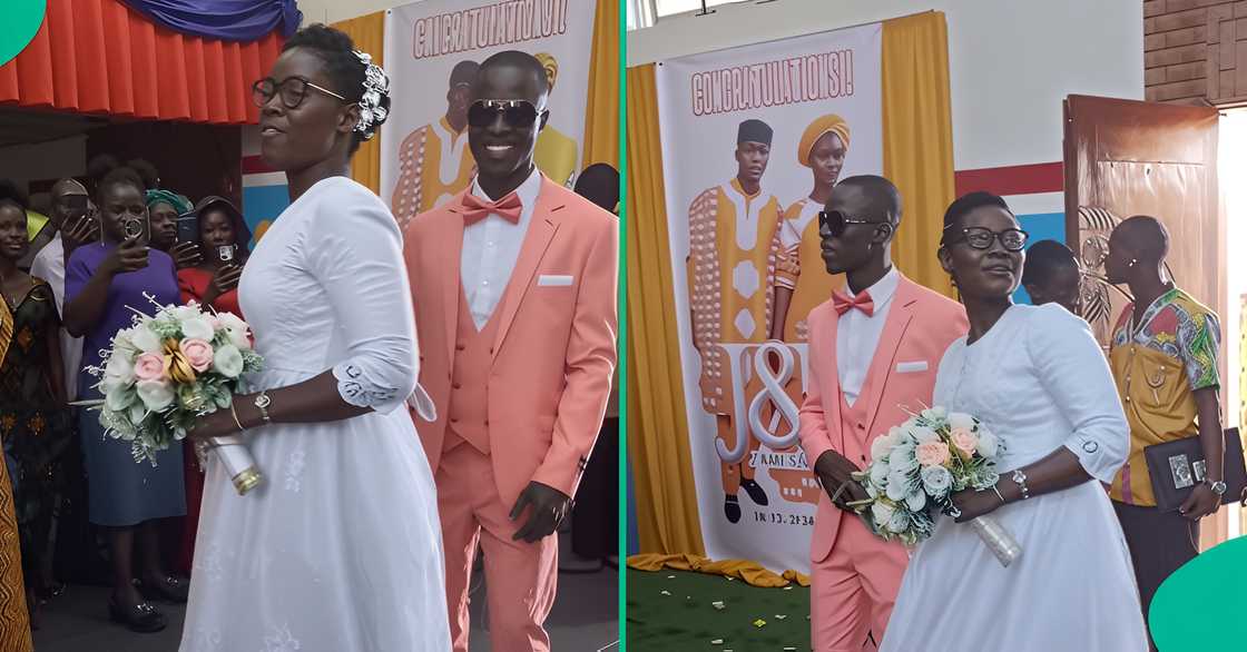 Video of Deeper Life Wedding Reception Trends as Bride’s Dress Triggers Reactions: “So Confusing” Video of Deeper Life Wedding Reception Trends as Bride’s Dress Triggers Reactions: “So Confusing”