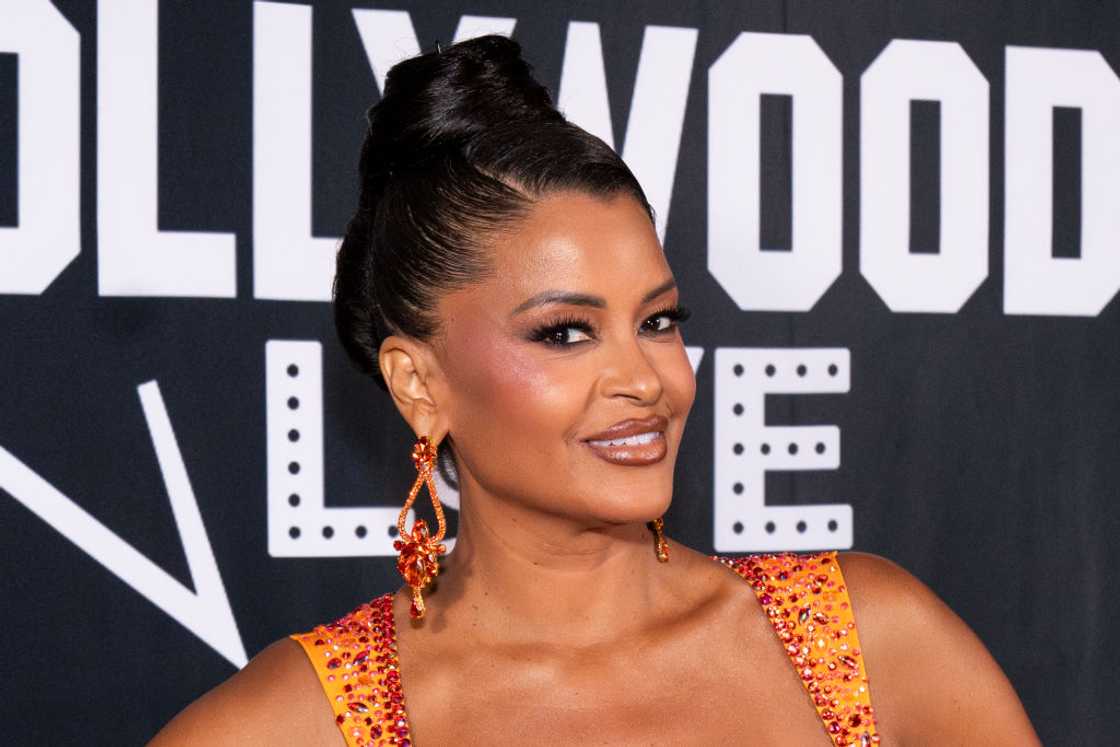 Claudia Jordan poses at The Bourbon Room Claudia Jordan poses at The Bourbon Room