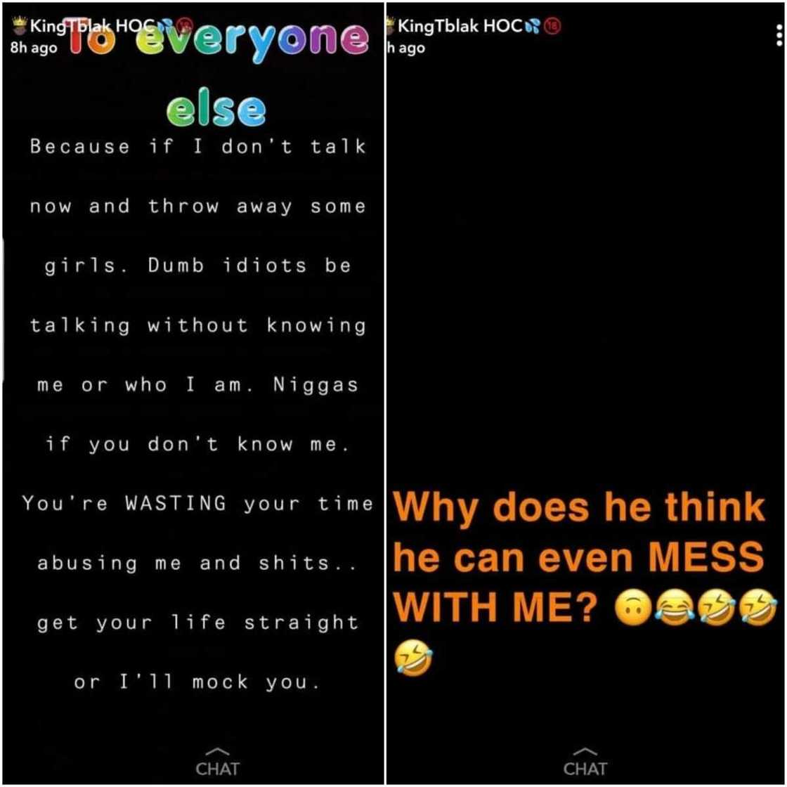 Nigerian man KingTblackHOC calls out Oritsefemi for allegedly trying to sleep with his wife Nigerian man KingTblackHOC calls out Oritsefemi for allegedly trying to sleep with his wife