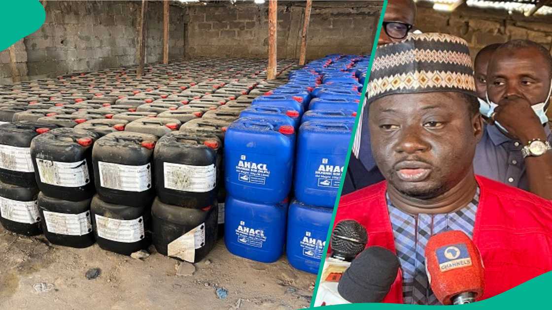 NAFDAC gano tulin sinadaran da za a iya hada bama bamai da su a jihar Kano NAFDAC gano tulin sinadaran da za a iya hada bama bamai da su a jihar Kano