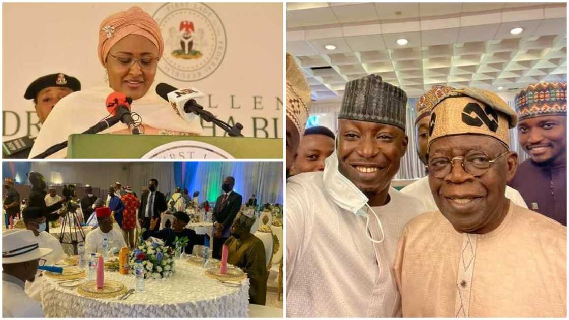 APC, PDP Presidential Aspirants, Aisha Buhari's Iftar, Tinubu, Bala Mohammed, Umahi