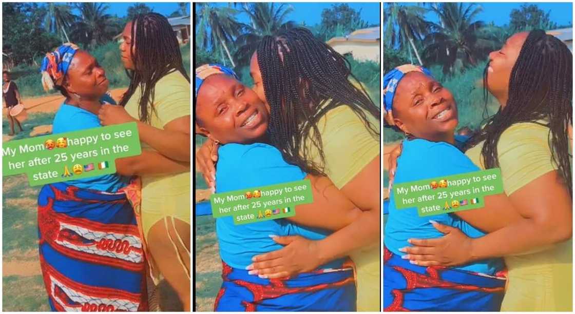 Photos of a beautiful lady hugging her mother. Photos of a beautiful lady hugging her mother.