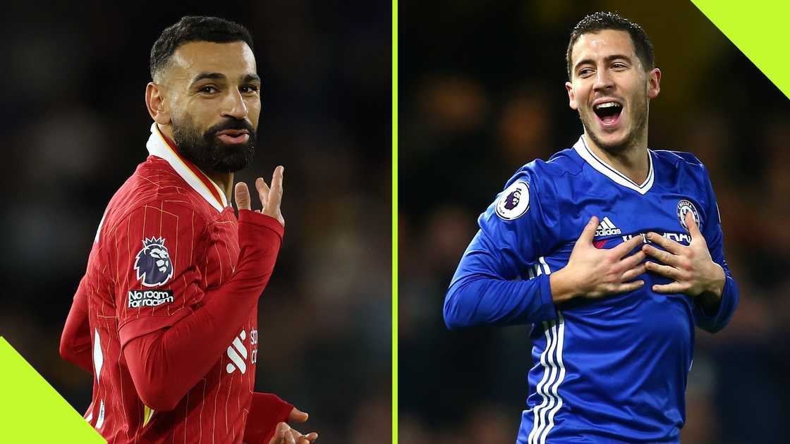 Eden Hazard has 'settled the online debate on who's the better player between himself and Mohamed Salah.