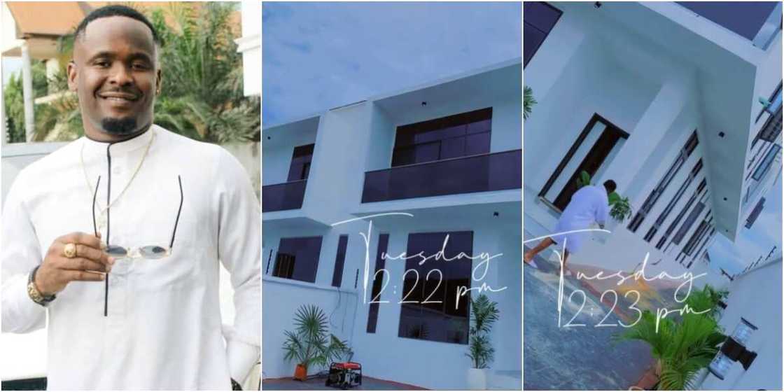 Zubby Michael and his mansion Zubby Michael and his mansion