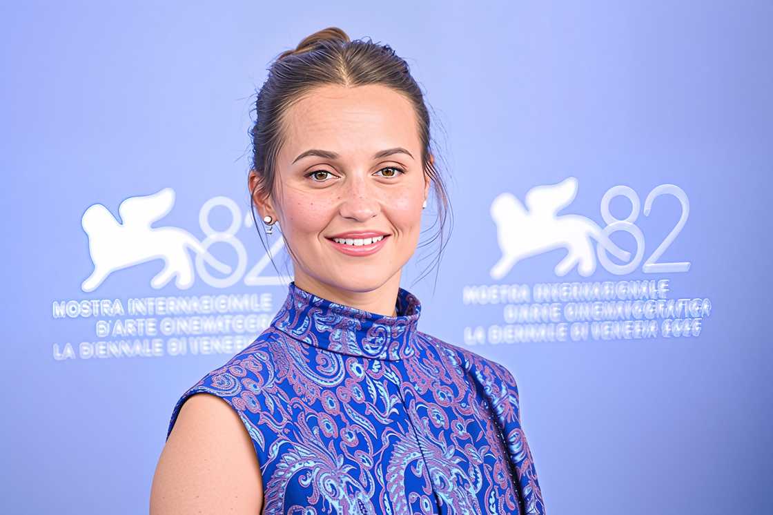 Alicia Vikander at the 82nd Venice International Film Festival