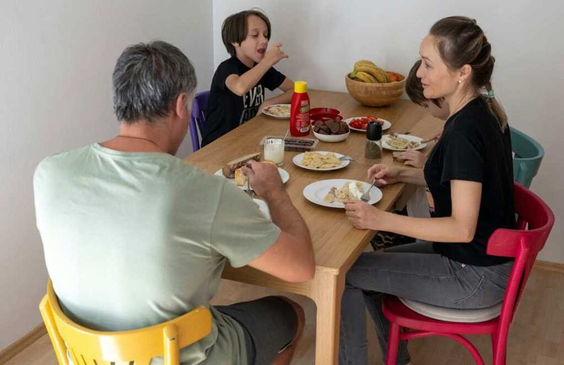 The family are focused on the future and managing those back-to-school butterflies