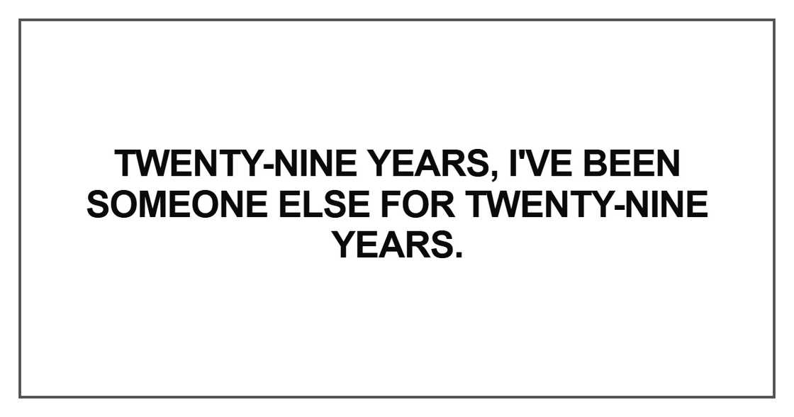 Twenty-nine years