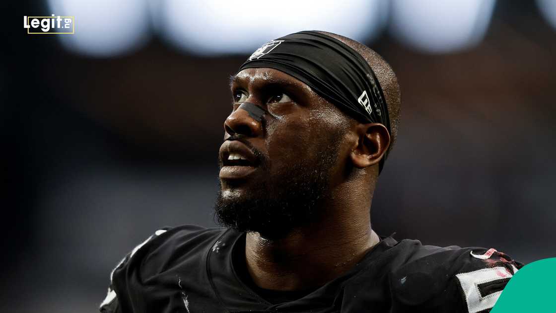 Chandler Jones, Las Vegas Raiders, NFL football game, New England Patriots, Nevada Chandler Jones, Las Vegas Raiders, NFL football game, New England Patriots, Nevada