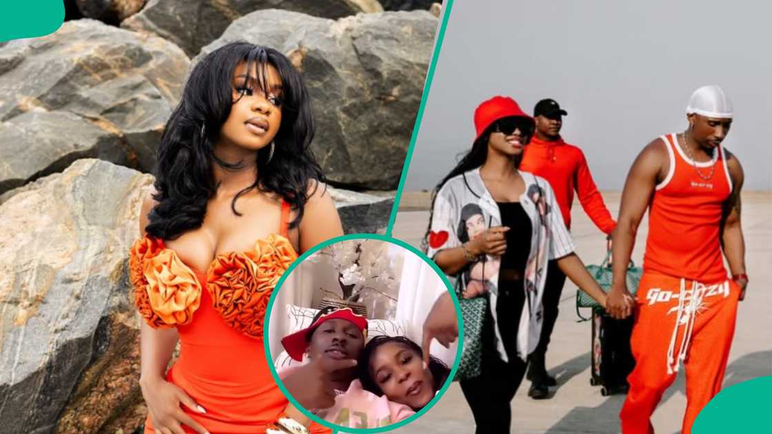 Priscy Ojo and Juma Jux's TikTok challenge. Priscy Ojo and Juma Jux's TikTok challenge.