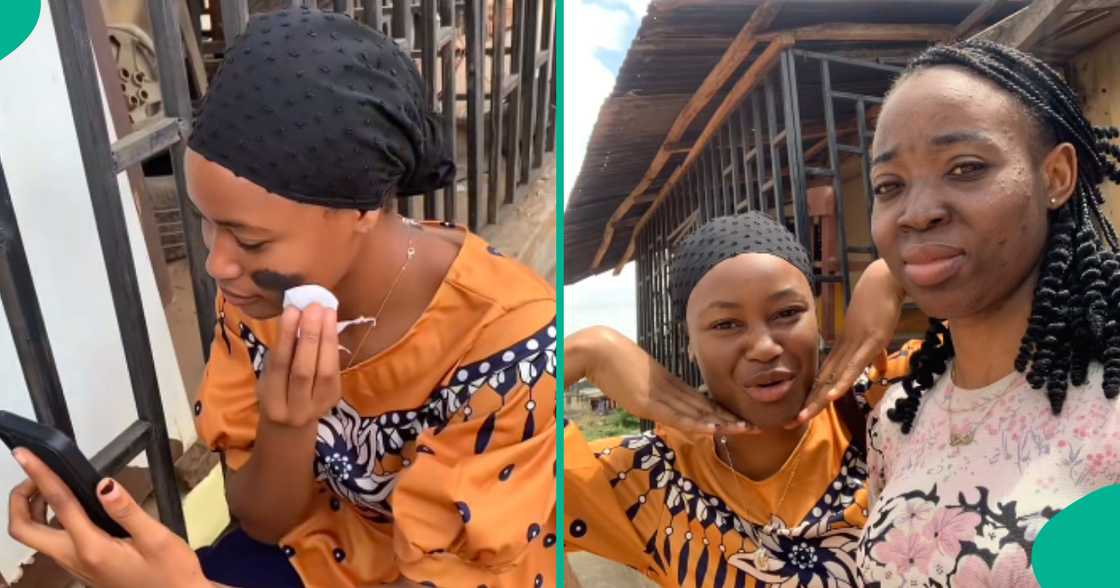 Lady shares why she rubbed charcoal on her face during NYSC registration Lady shares why she rubbed charcoal on her face during NYSC registration