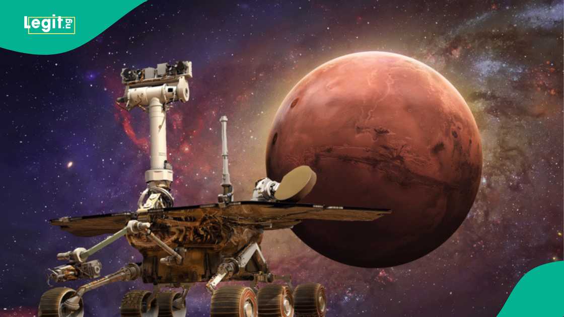 NASA's rover found Martian rock. NASA's rover found Martian rock.