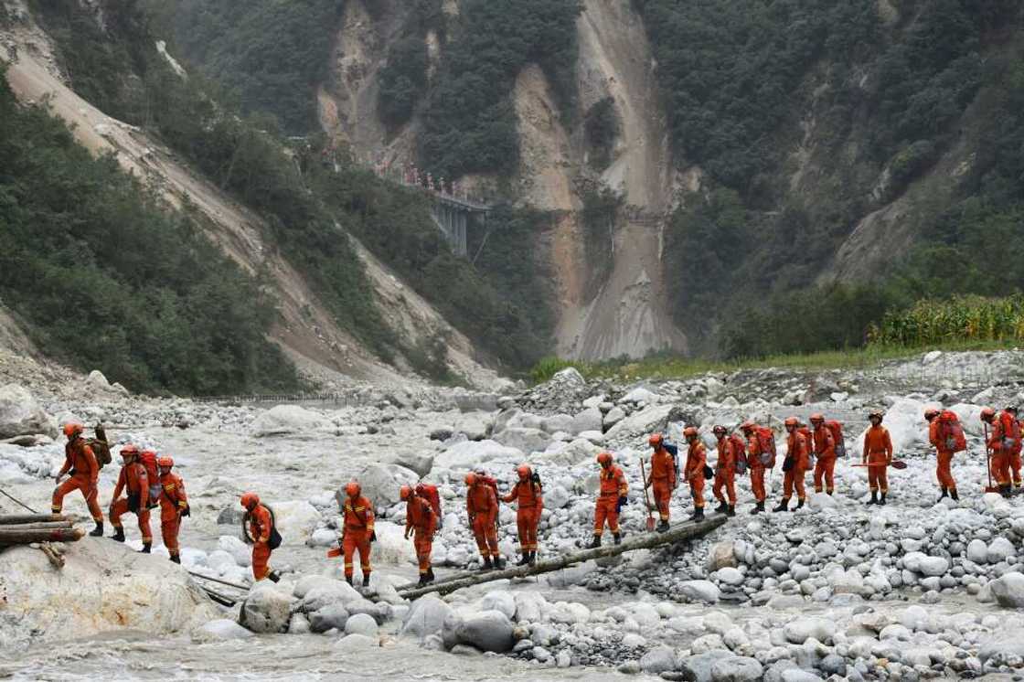 Rescue efforts are continuing after a magnitude 6.6 quake hit about 43 kilometres (26 miles) southeast of the city of Kangding in Sichuan province Rescue efforts are continuing after a magnitude 6.6 quake hit about 43 kilometres (26 miles) southeast of the city of Kangding in Sichuan province