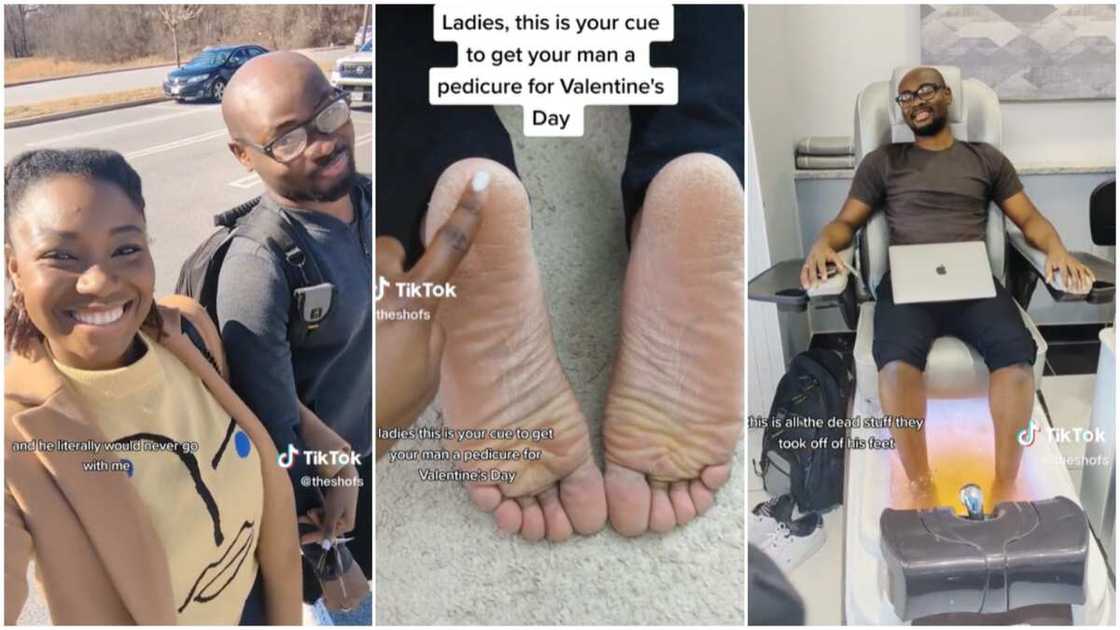 Lovely couple goals/wife treated husband well. Lovely couple goals/wife treated husband well.