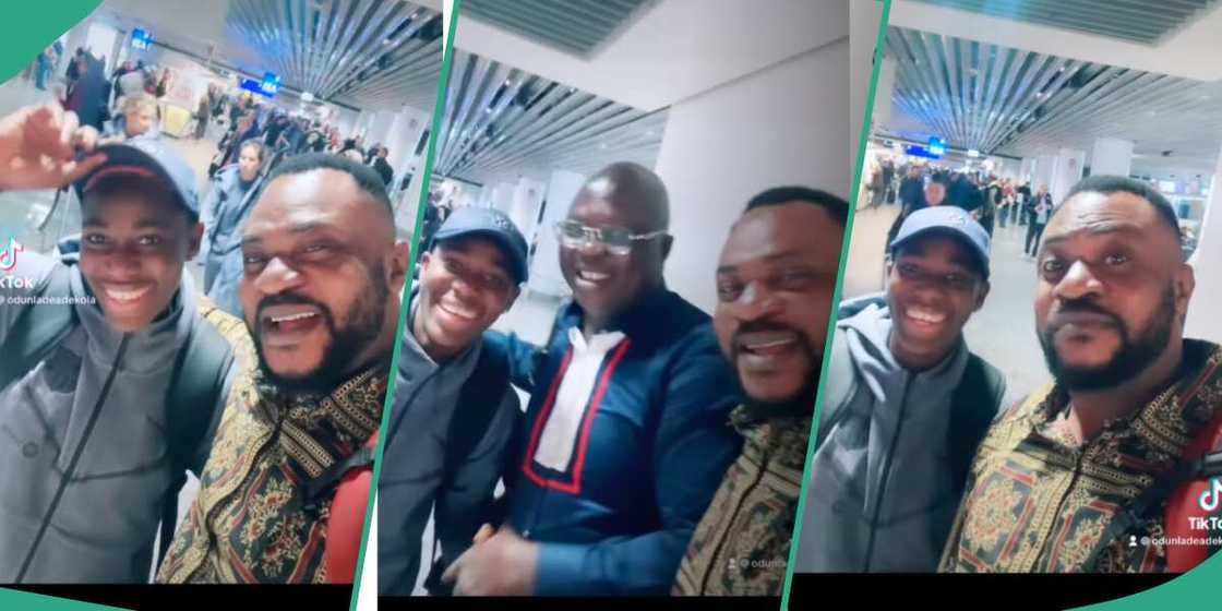 Odunlade Adekola, Mr Latin and Asisat Oshoala link up