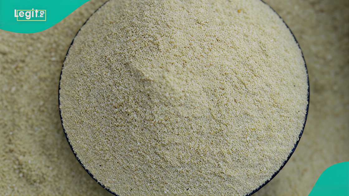 Last born who refused to take garri to school makes U-turn, begs for foodstuffs.