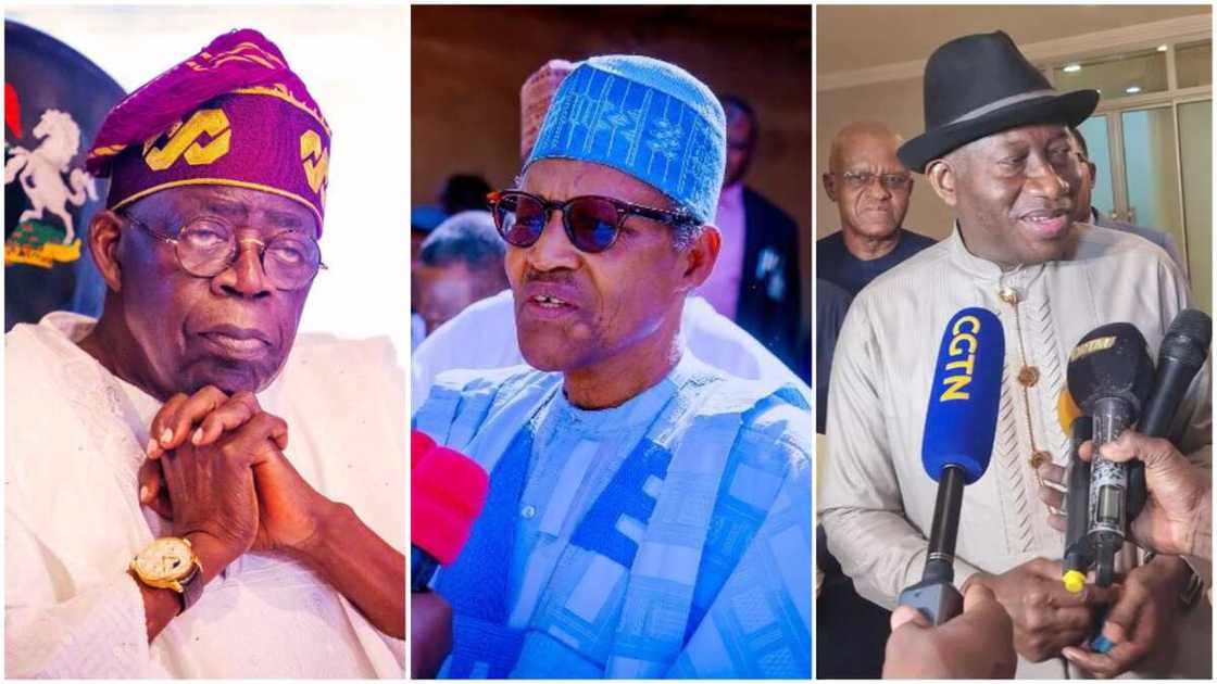 Bola Tinubu/Muhammadu Buhari/Goodluck Jonathan/Umar Musa Yar'Adua/Olusegun Obasanjo