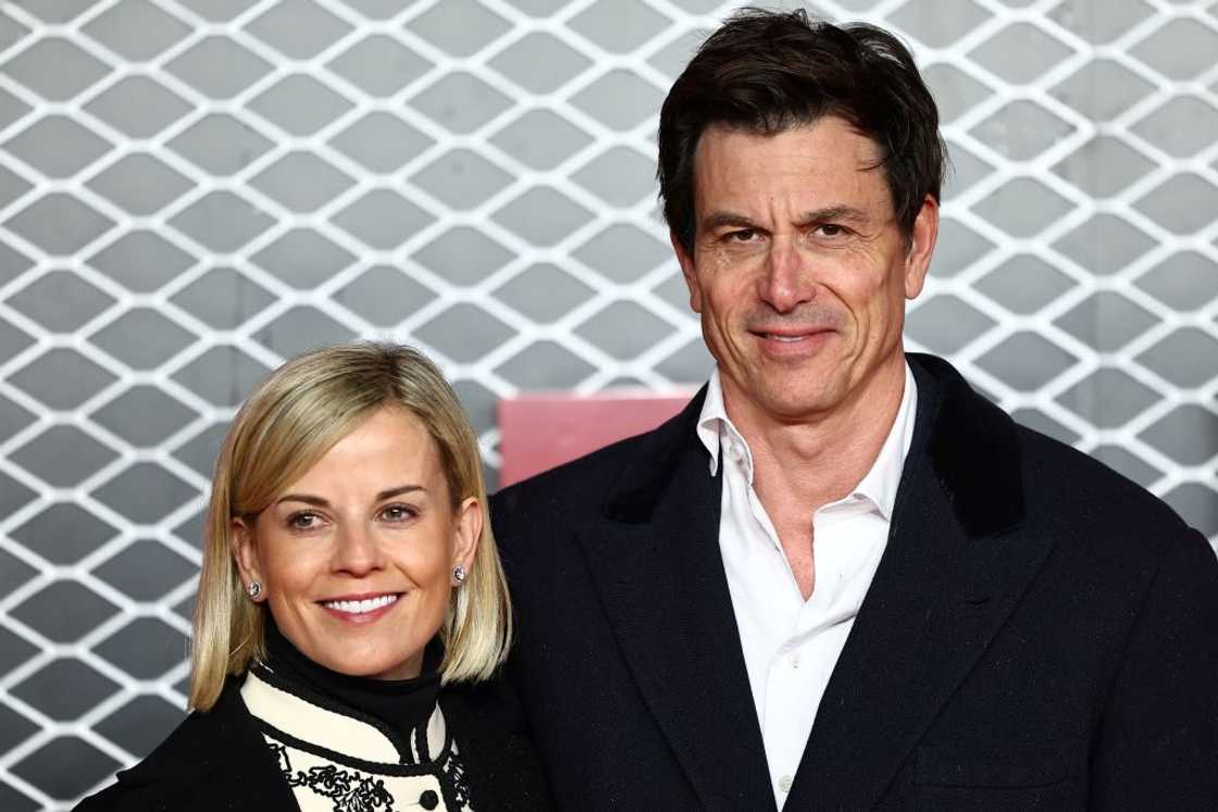 Toto Wolff and his wife Susie Wolff in central London. Toto Wolff and his wife Susie Wolff in central London.