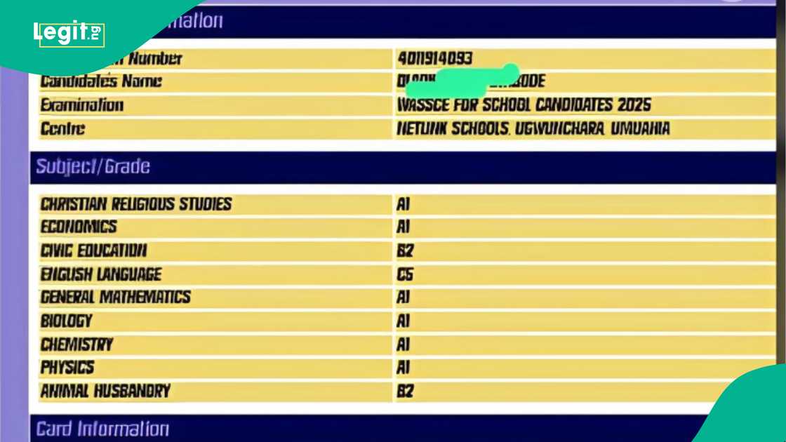 Nigerian boy performs excellently in WAEC.