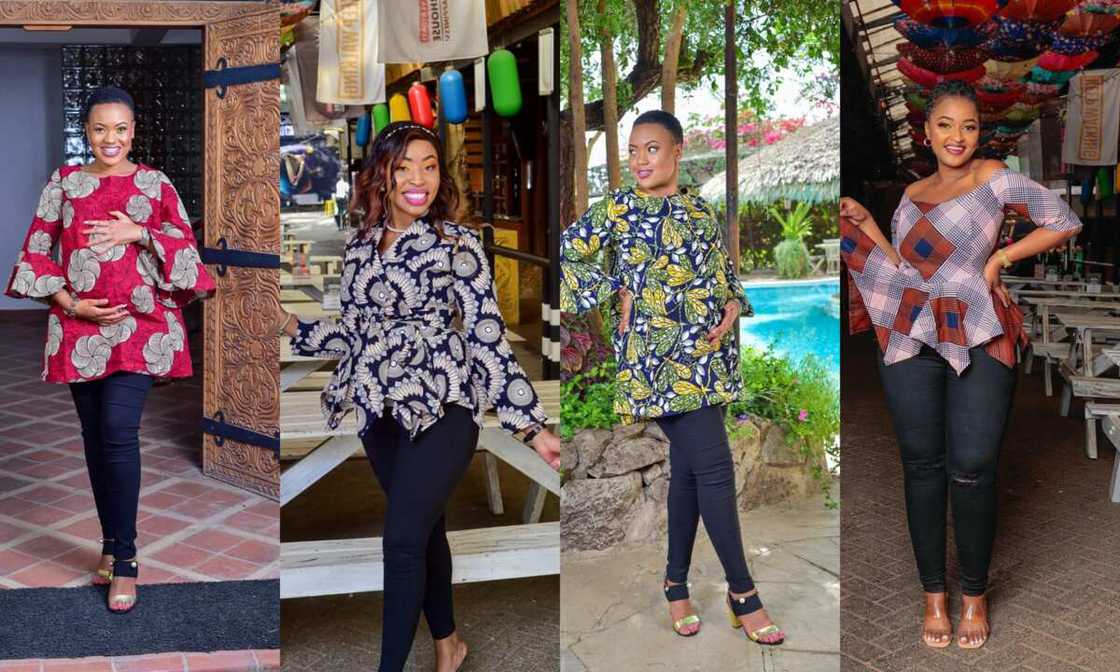 ankara tops for pregnant ladies