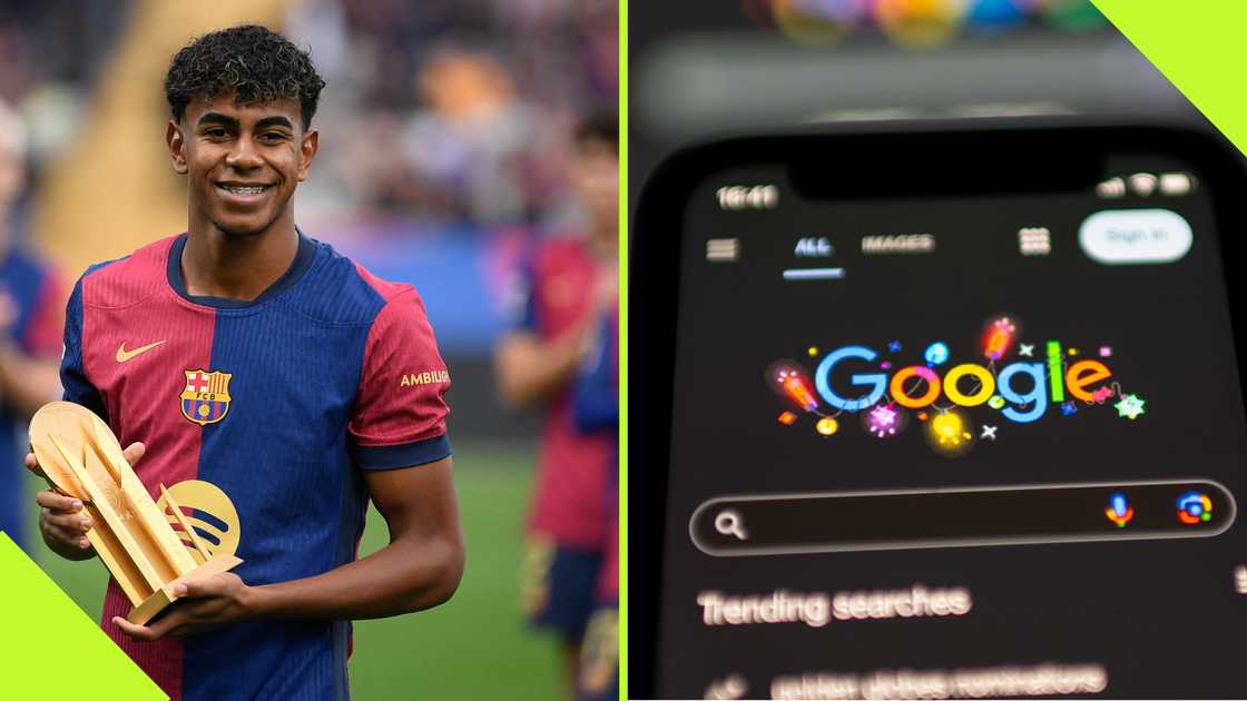 Barcelona's Lamine Yamal is the most searched footballer on Google in 2024.