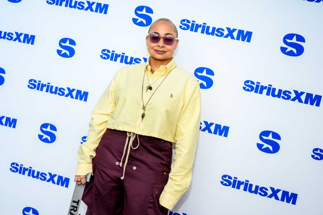 Raven-Symoné poses for a photo at SiriusXM Studios Raven-Symoné poses for a photo at SiriusXM Studios