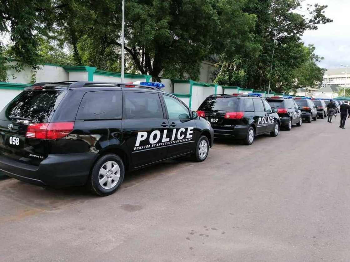 Governor Ugwuanyi unveils newly procured security vehicles in Enugu