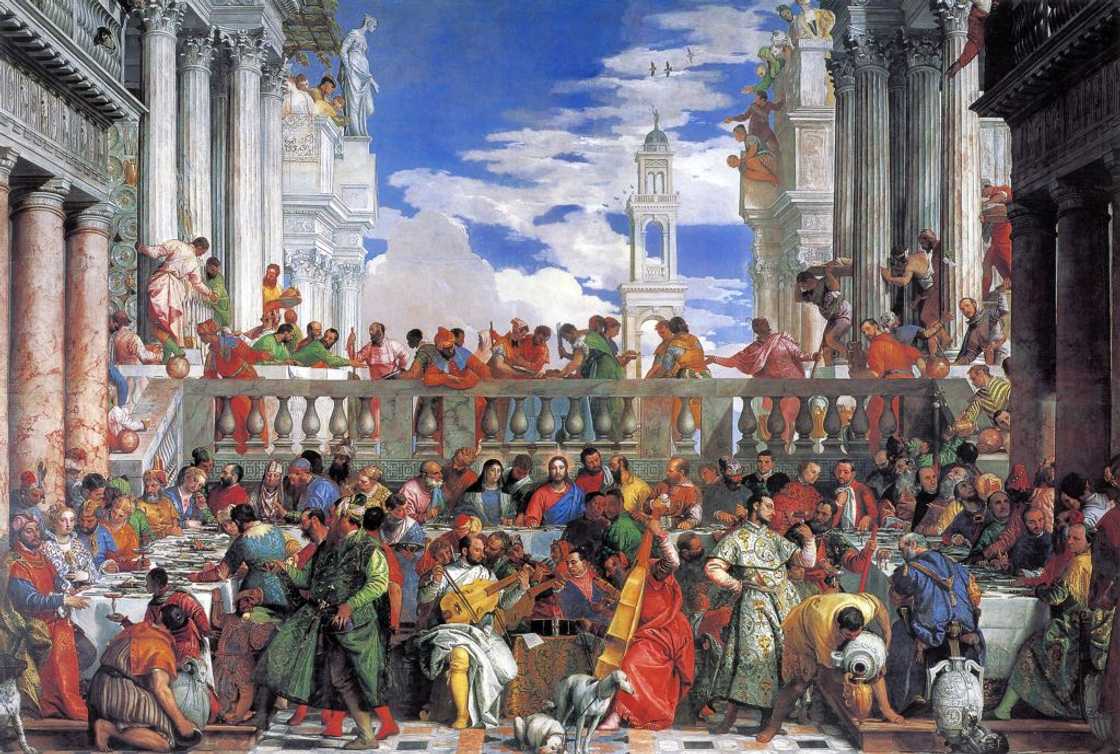 The Wedding at Cana art by Paolo Veronese