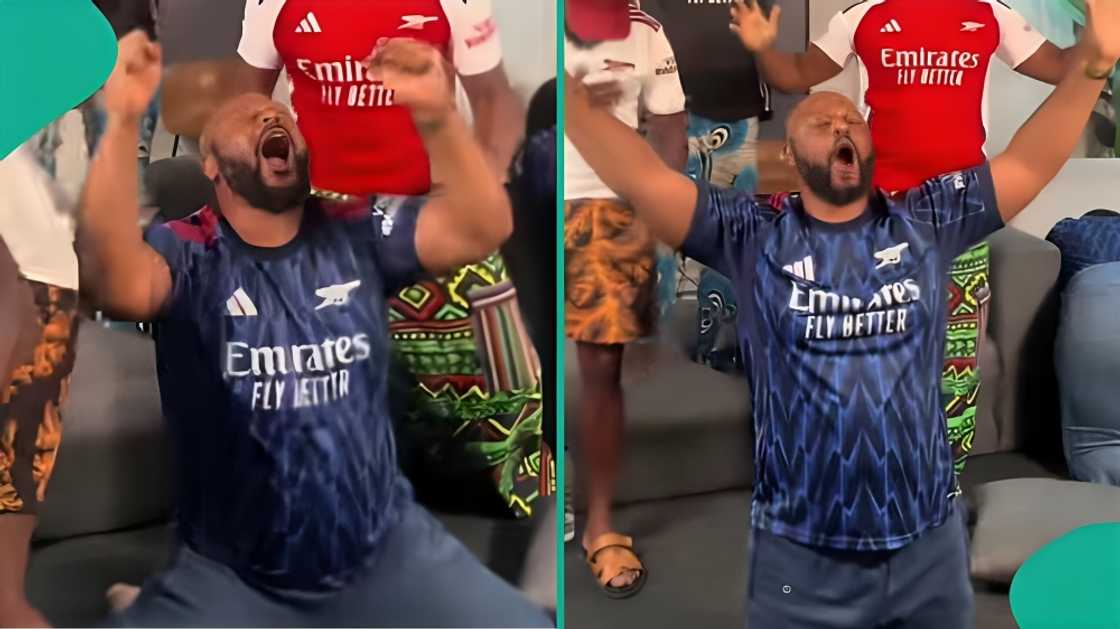 Social media buzz as man reacts dramatically to Arsenal’s title win Social media buzz as man reacts dramatically to Arsenal’s title win