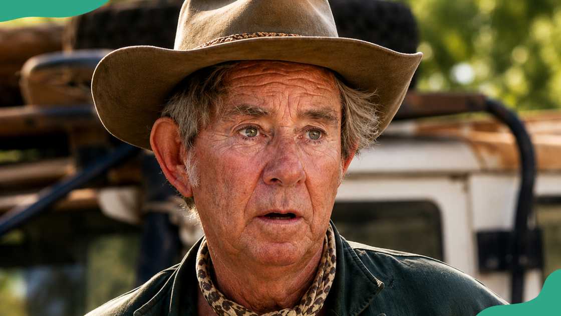 John Meillon in a move scene John Meillon in a move scene