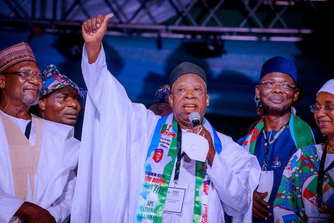 Abdullahi Adamu, APC, Bola Tinubu, Muslim-Muslim ticket, 2023 presidential candidate Abdullahi Adamu, APC, Bola Tinubu, Muslim-Muslim ticket, 2023 presidential candidate