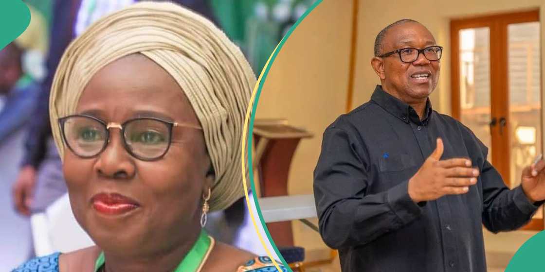 Akeredolu's wife declares support Peter Obi's one term promise Akeredolu's wife declares support Peter Obi's one term promise