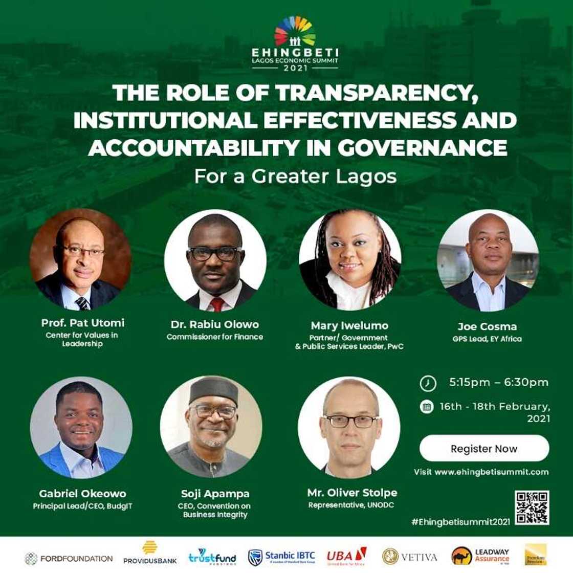 Notable speakers at the Ehingbeti Summit 2021