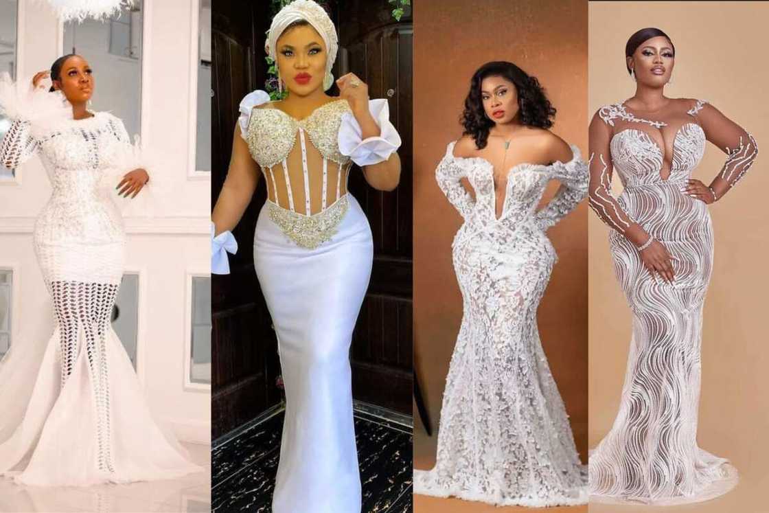 Lace aso ebi styles for wedding best sale