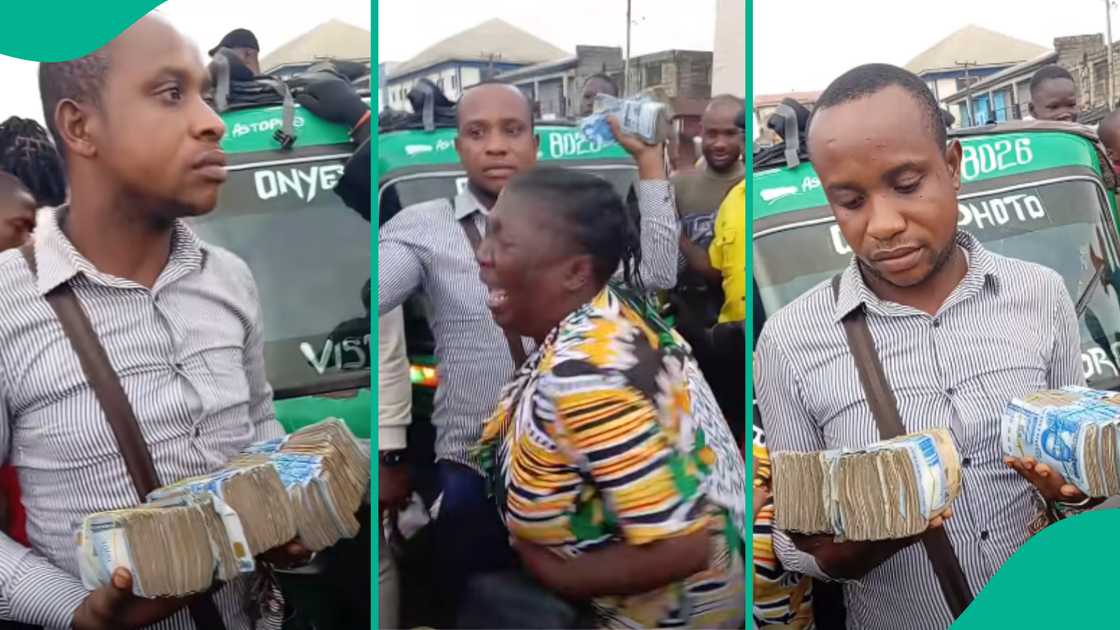 Cameroonian woman weeps as keke rider returns N4 million she forgot in his tricycle, video goes viral Cameroonian woman weeps as keke rider returns N4 million she forgot in his tricycle, video goes viral