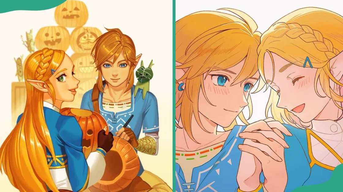 Link and Princess Zelda