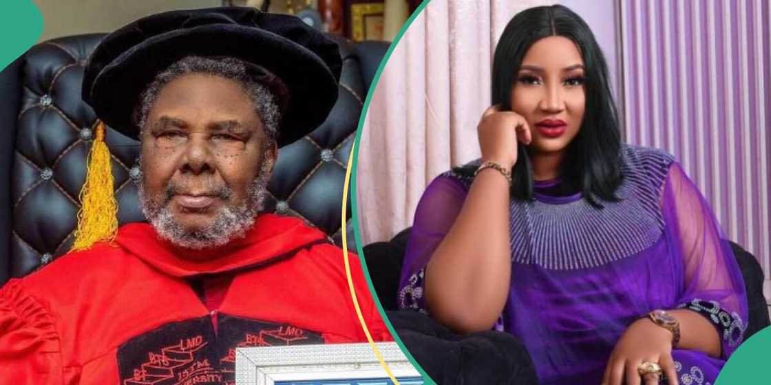 Veteran actor Pete Edochie and Judy Austin Veteran actor Pete Edochie and Judy Austin