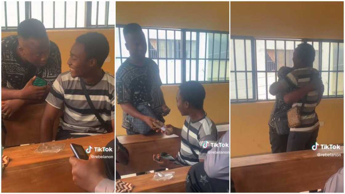 Unconditional kindness/student gave man N500.