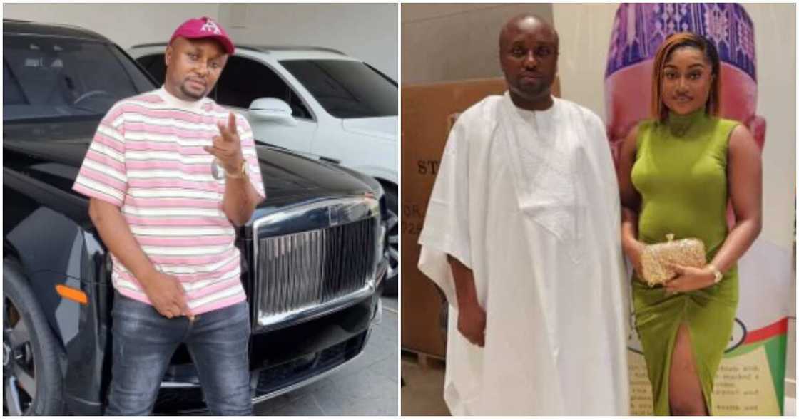 Davido's Isreal and wife Davido's Isreal and wife
