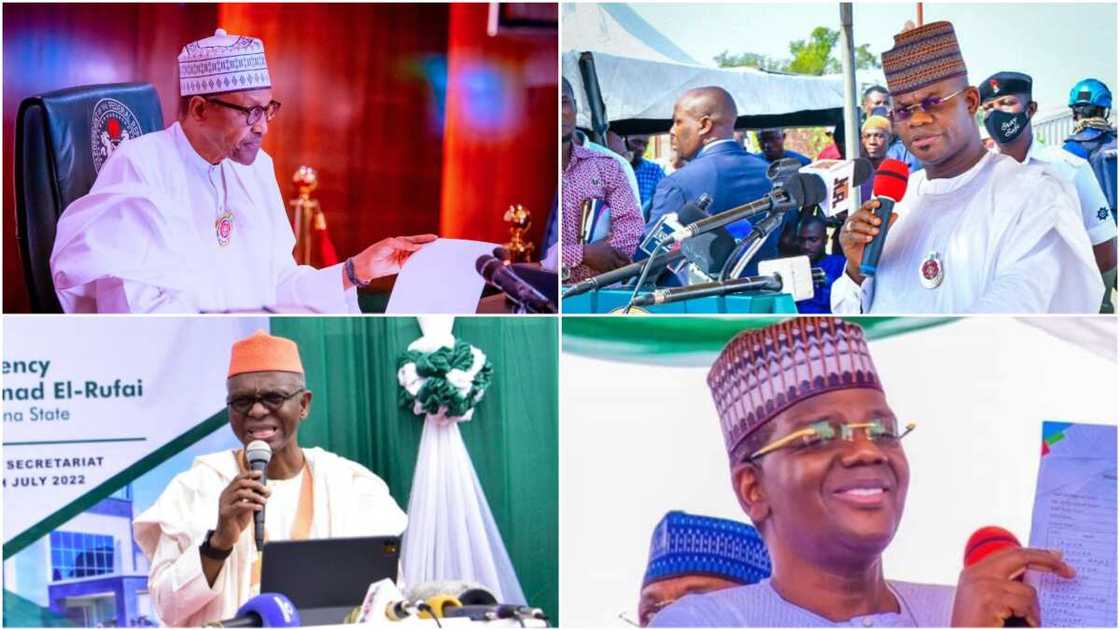 President Muhammadu Buhari, Nasir El-Rufai, governors President Muhammadu Buhari, Nasir El-Rufai, governors